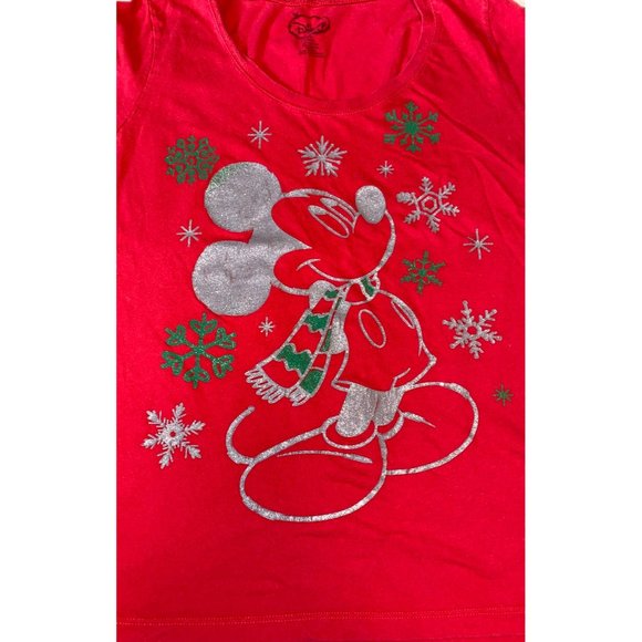 girls disney mickey xmas shirt - Picture 2 of 3